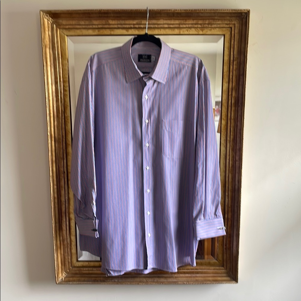 Men's Purple Striped Shirt
